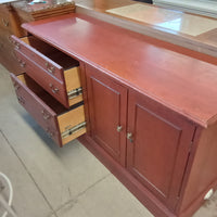 61.5"W Wooden Credenza
