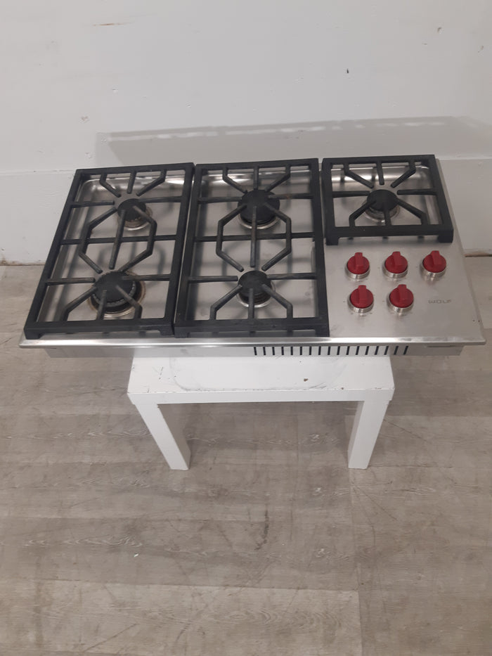 Wolf Stainless Steel Gas Cook Top