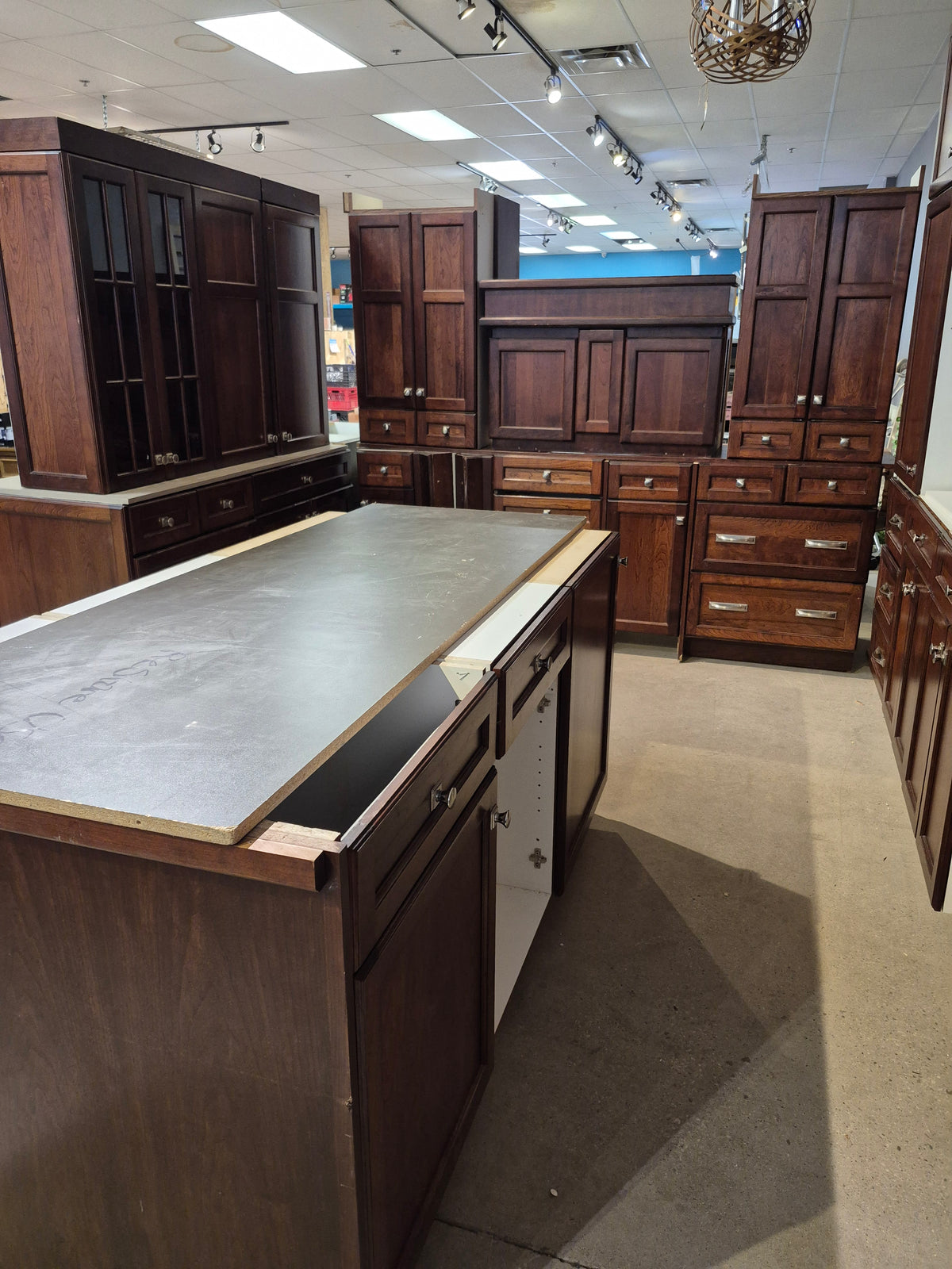 Solid Wood Custom Kitchen with Island