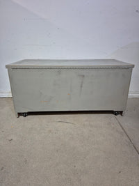 Distressed Blanket Box on Casters