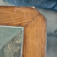 26"W Side Table with Tile Inlaid Top