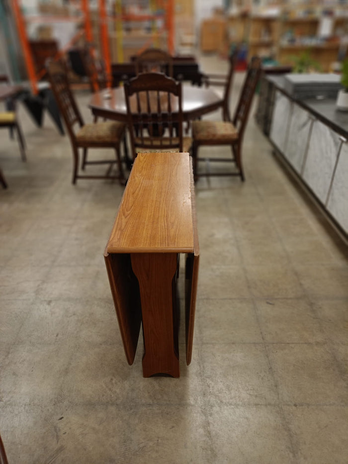 Wooden Drop Leaf Gate Leg Dining Table