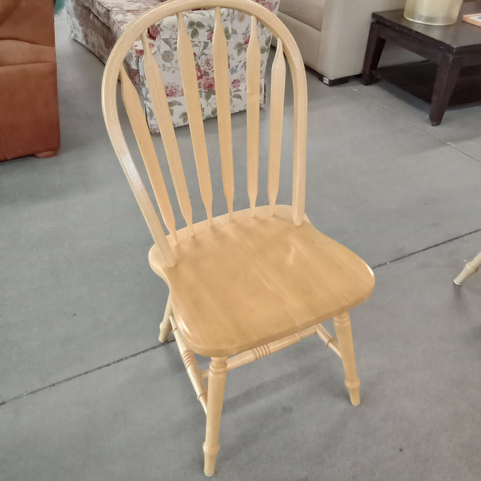 Light Finish Oak Wooden Dining Chair #RT2