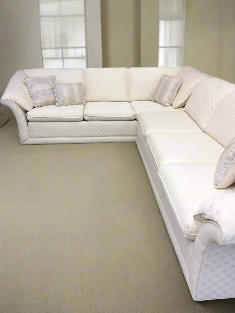 Light Cream Colored Sectional Sofa