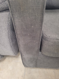 Charcoal Grey Upholstered Armchair