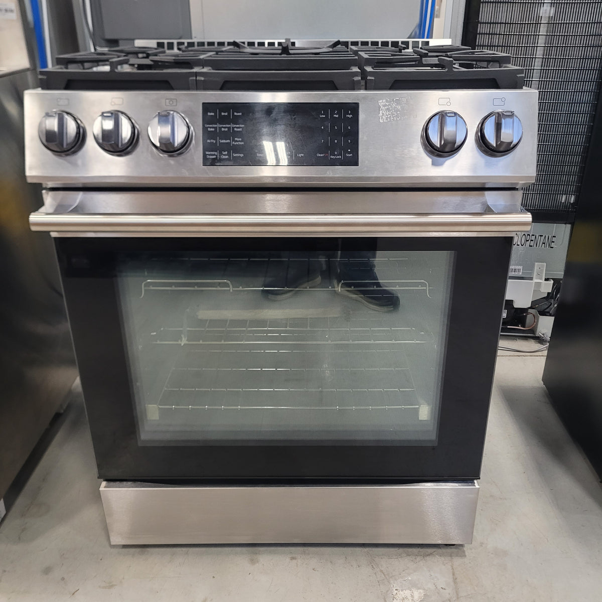 30"W 5-Burner Gas Stove in Stainless Steel