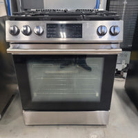 30"W 5-Burner Gas Stove in Stainless Steel