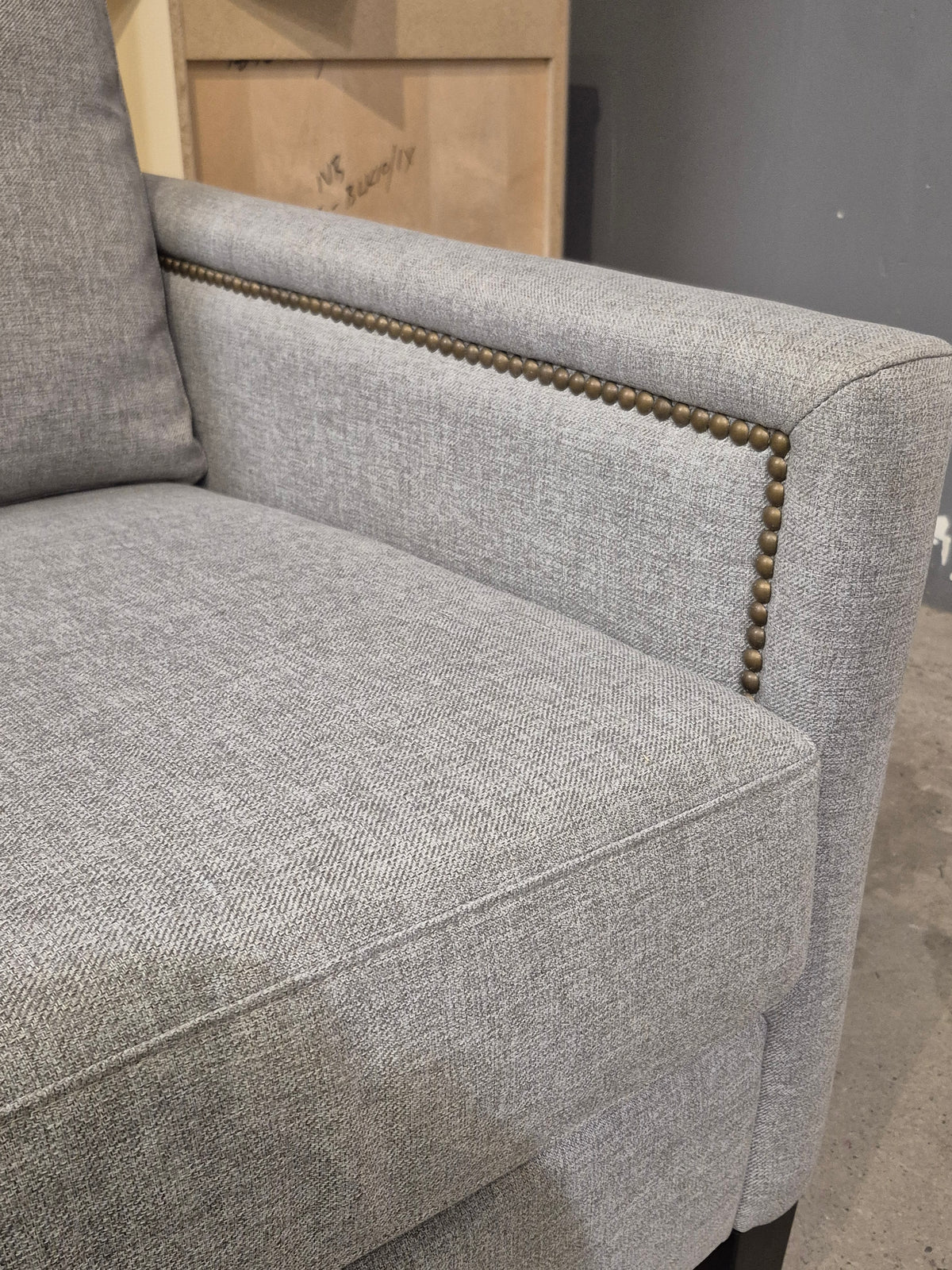 Niche Decor Grey Fabric Sofa