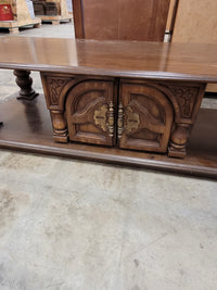 Rustic Oak Low Tv Stand