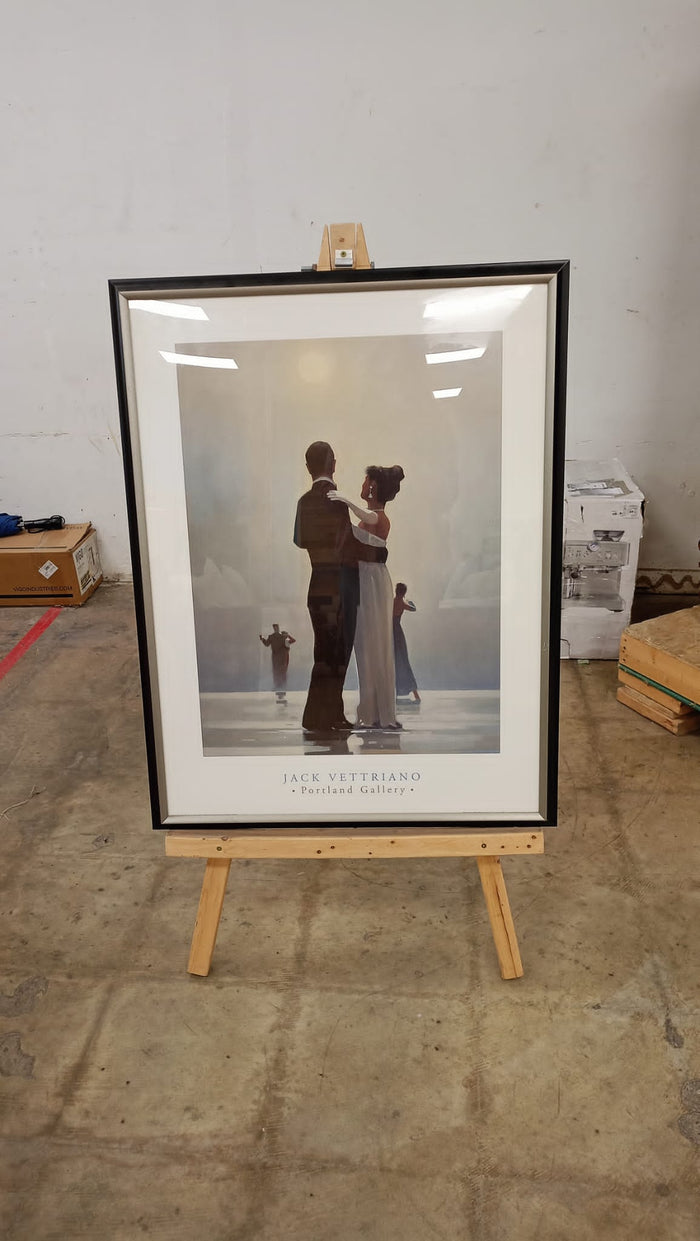 Framed Dancing Couple Artwork