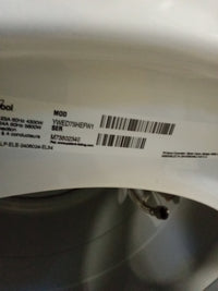 27"W Front Load Dryer in White