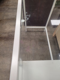 Small Modern Glass Top Laptop Desk