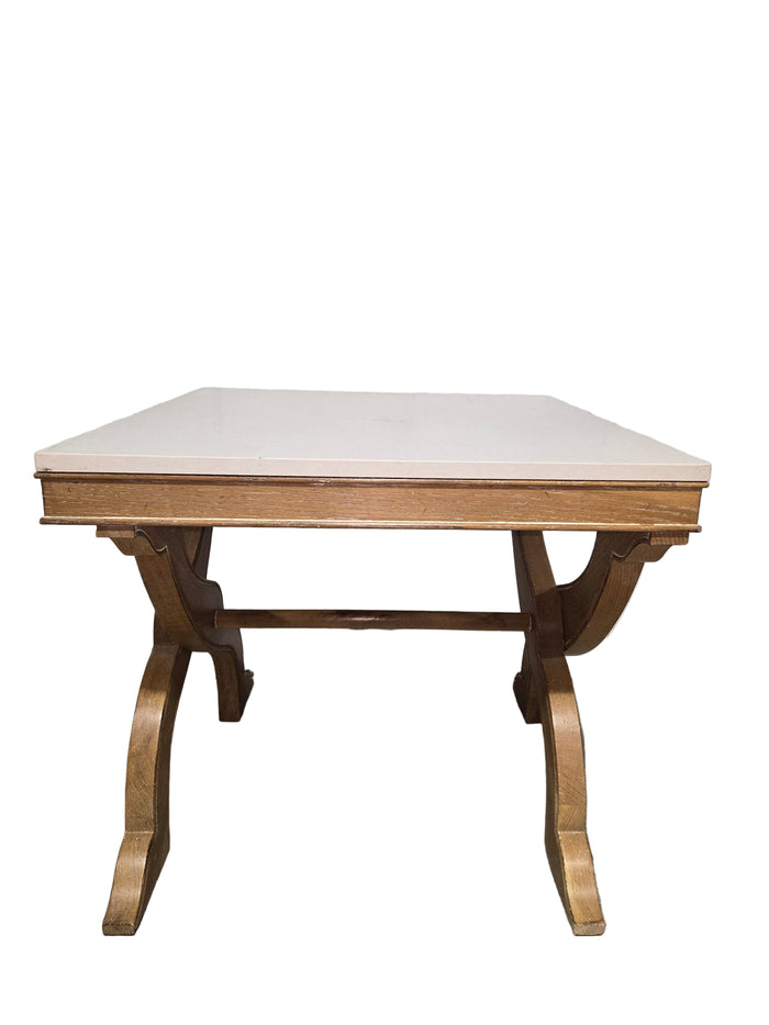 Granite-Top Accent Table