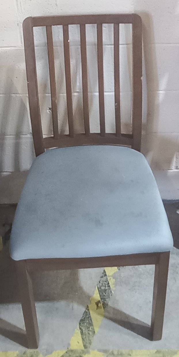 Wooden Dining Table w/6 Upholstered Chairs