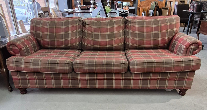 Plaid 3-Seater Sofa