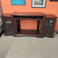 75"W Fireplace with storage