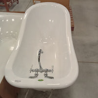 60"W Claw Foot Freestanding Bath Tub - White