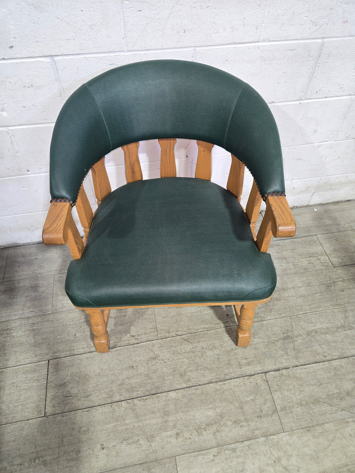 Accent Chair With Vinyl cover