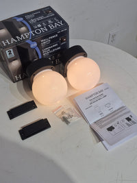 20‑Lumen Solar LED Wall Light with Warm White Light (2‑Pack)
