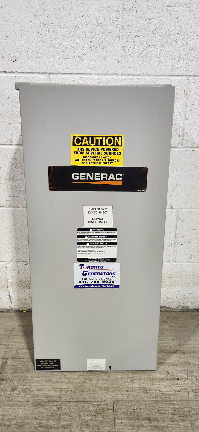 Generac 200 Amp Automatic Transfer Switch