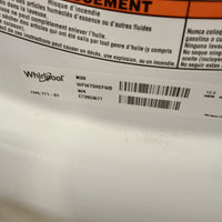 27"W Front Load Washing Machine in White