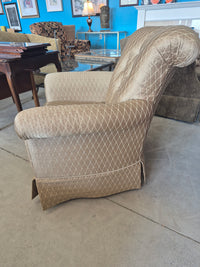 Dobby Weave Tan Accent Chair