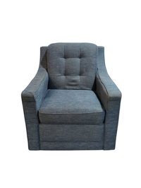 Blue Swivel Armchair