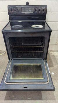 30"W Frigidaire Black Electric Stove