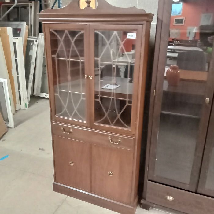 32"W Corner Display Cabinet