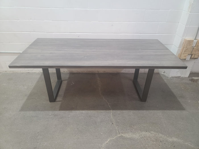 120" W x 40" D Rectangular Solid Wood Table