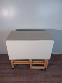 White Laminate Folding Work Table