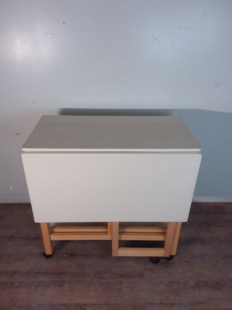 White Laminate Folding Work Table