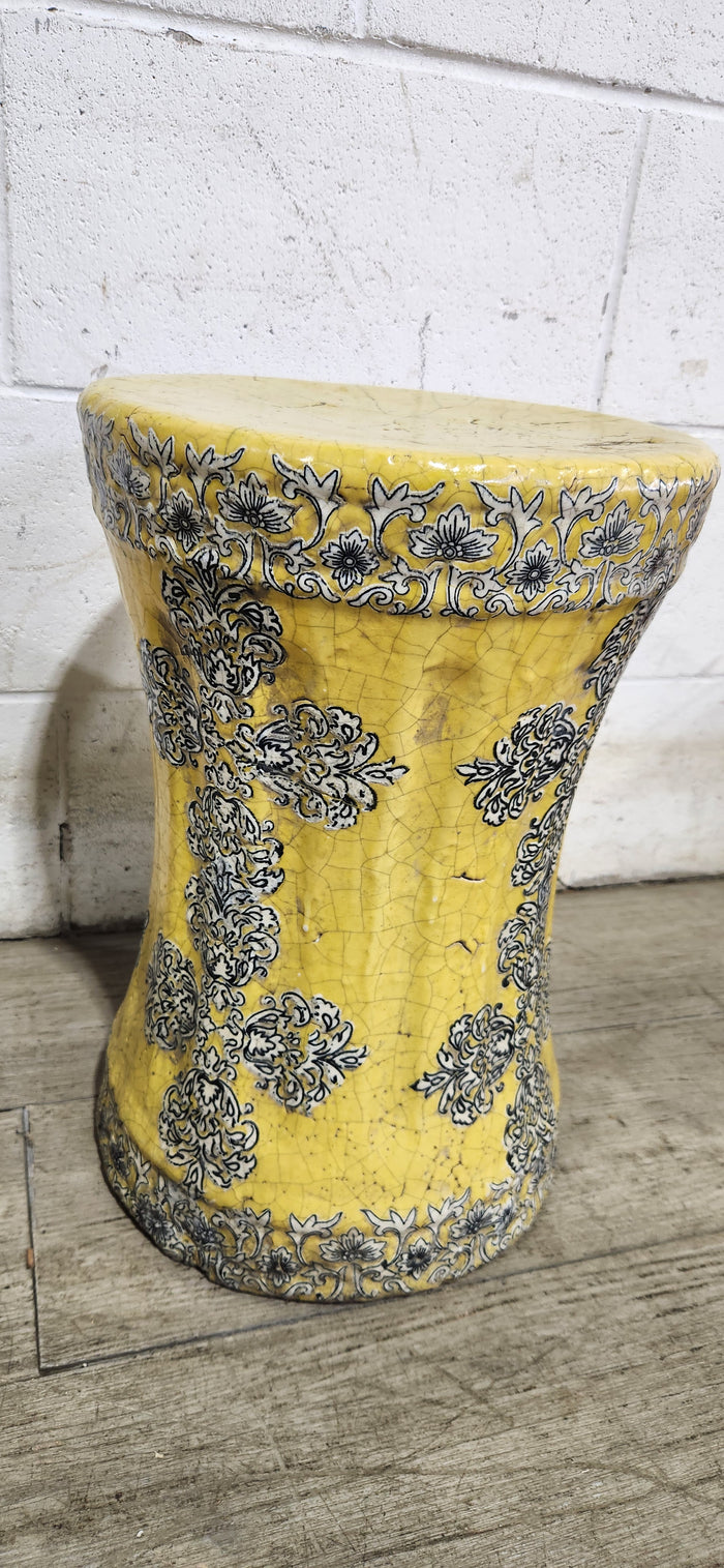 Vintage Ceramic Garden Stool / Pair