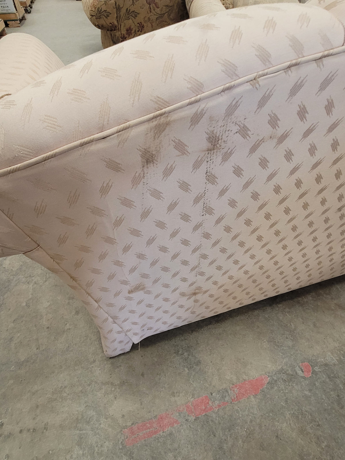 Light Pink Loveseat