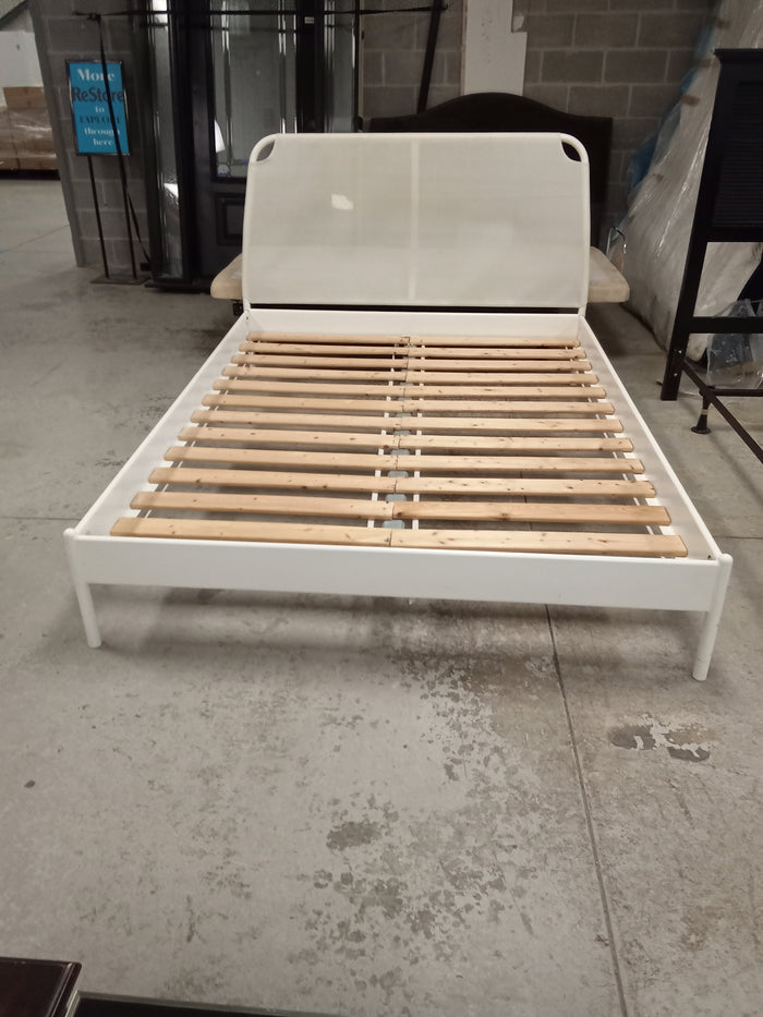 62"W Queen Bed Frame in Cream
