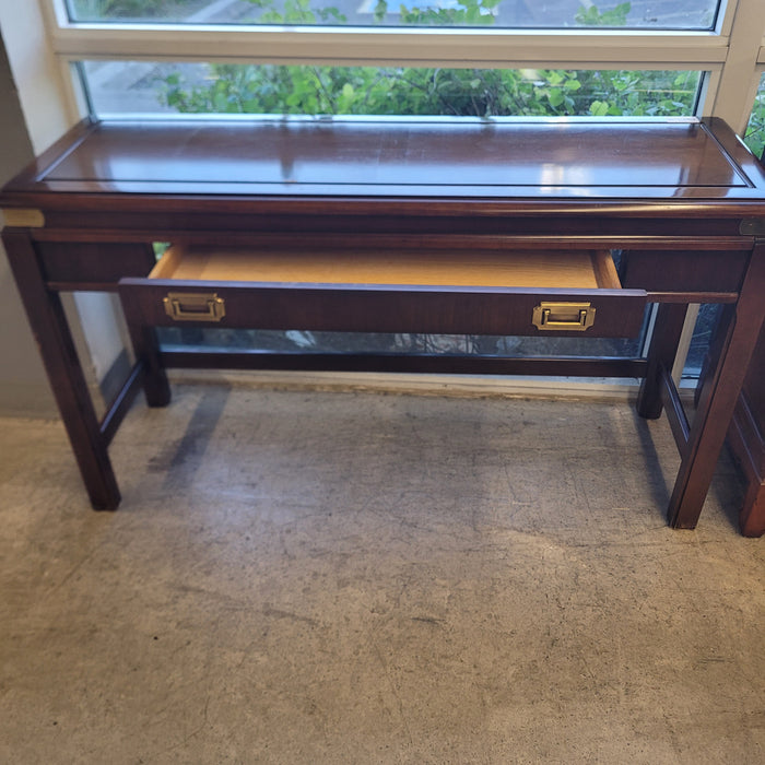 48"W Solid Wood Hall Table with Single Drawer
