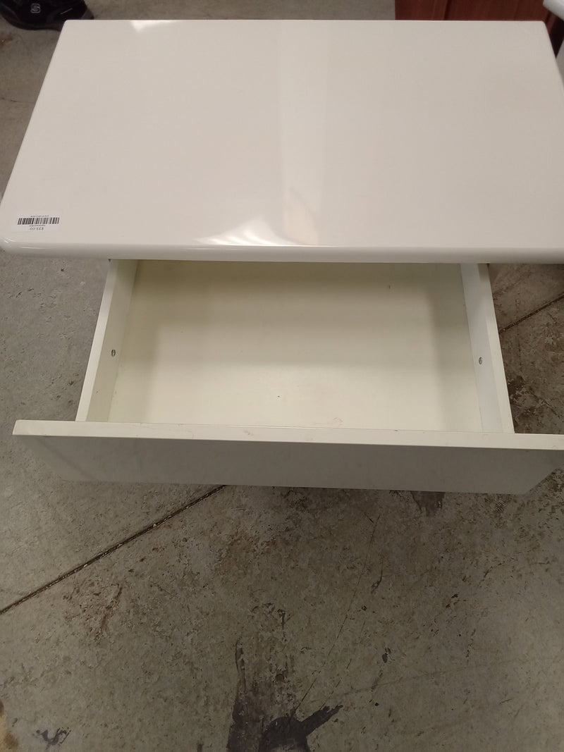 29"W White Nightstand