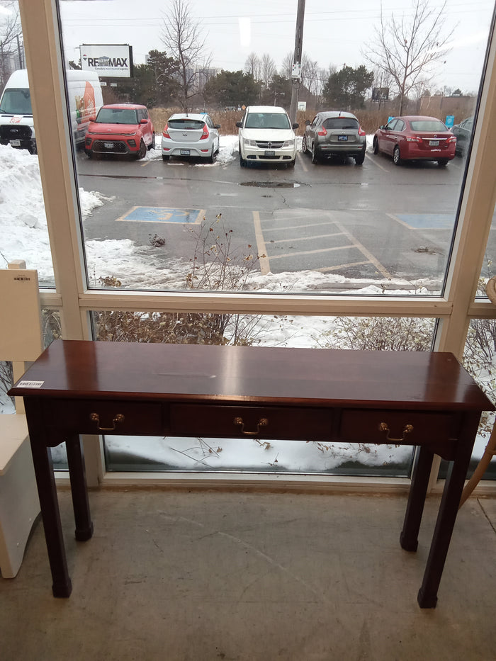48"W Sheraton Style Console Table