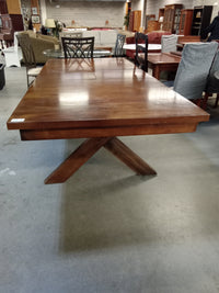 72"W Extendable Wood Dining Table