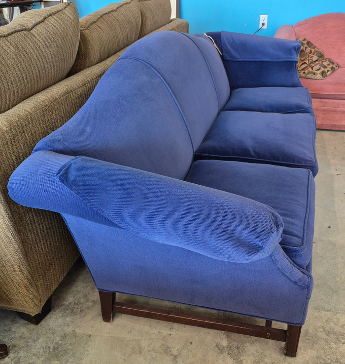 Periwinkle Blue Down Filled Sofa