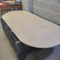 77"W Marble Dining Table Top