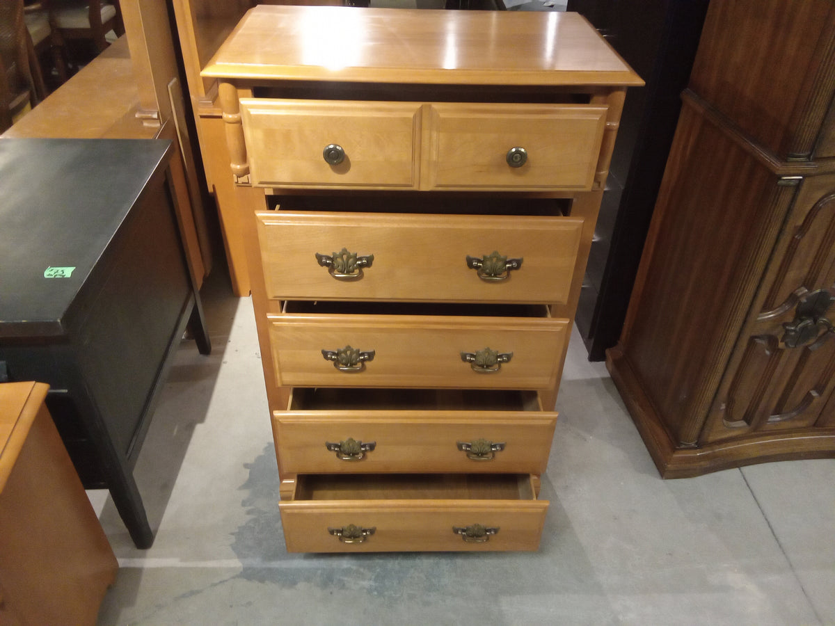Maple Highboy Dresser