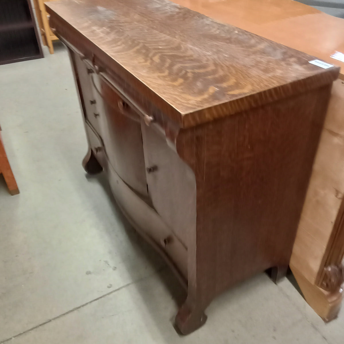 50.5"W Vintage Oak Side Board
