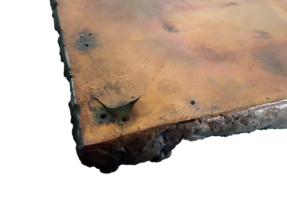 Bronzed Cast Fox Hunt Wall Relief