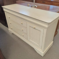 56"W 6-Drawer Cream Dresser