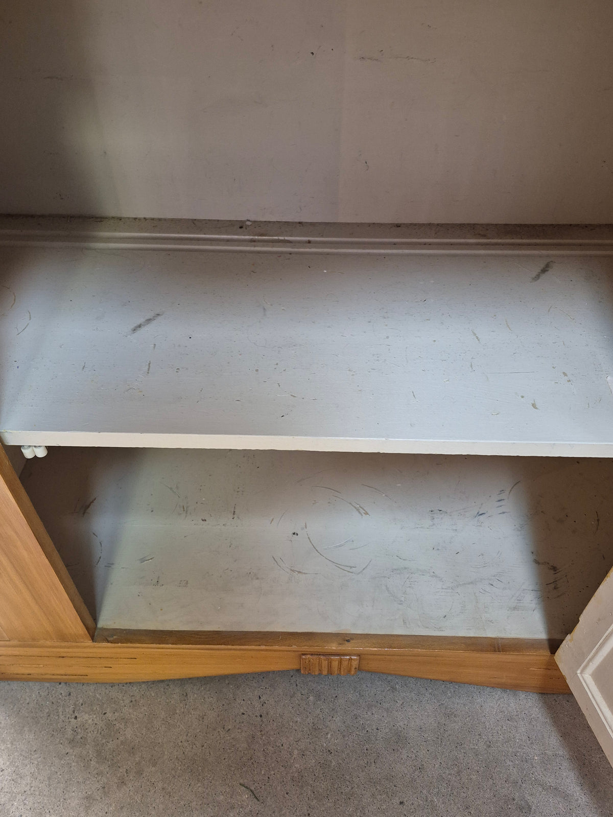 Art Nouveau-Style Wooden Cabinet