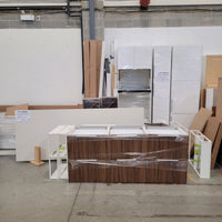 White and Walnut Kitchen