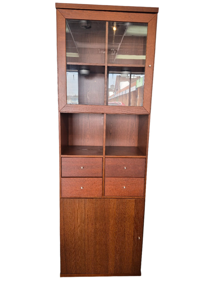 Ikea Bonde Storage/Display Cabinet - Medium Brown