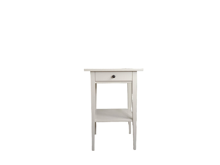 Traditional White Side Table