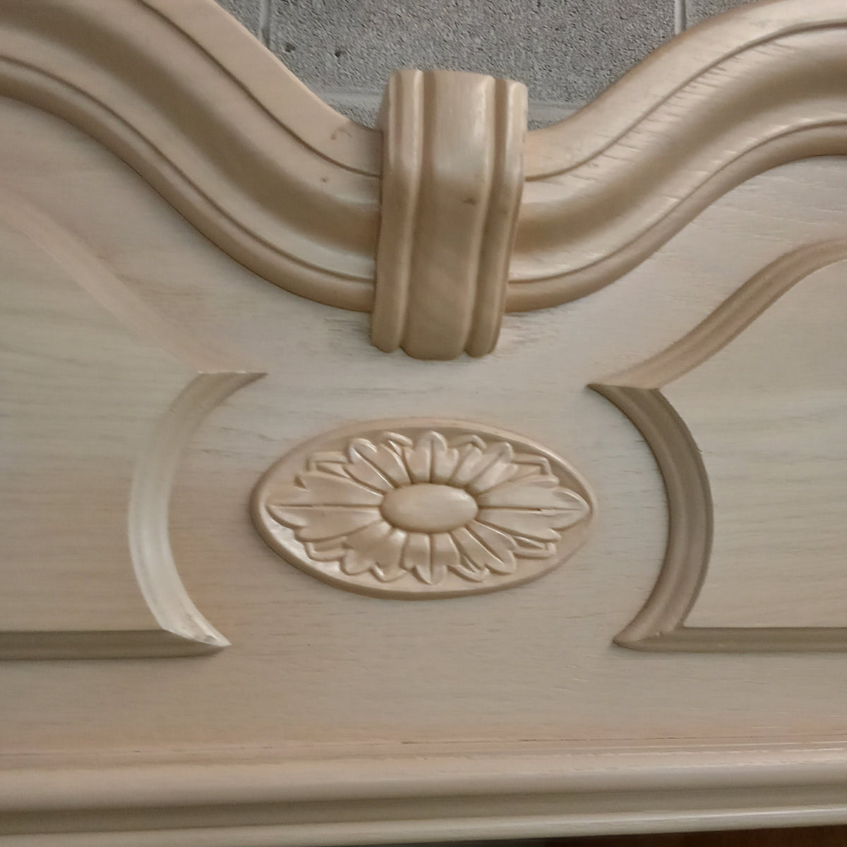 60"W Three Cupboard with Six Drawer Armoire